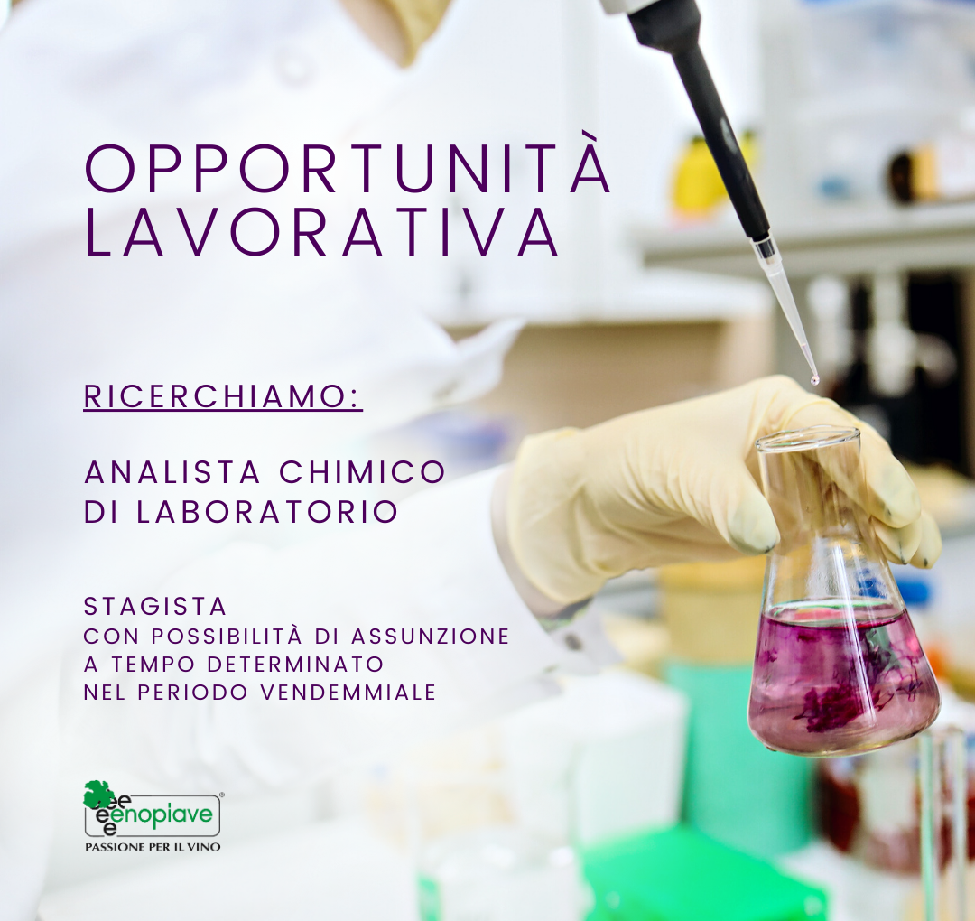 Posizione aperta: Analista Chimico di laboratorio - stagista